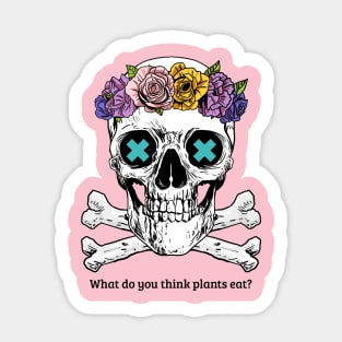 what do plants eat? Sticker